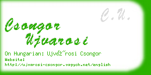 csongor ujvarosi business card